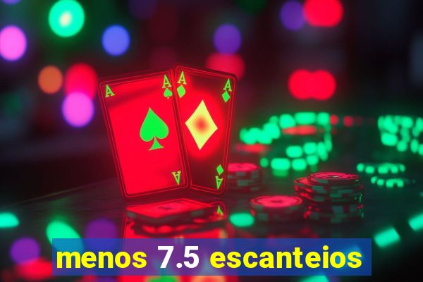 menos 7.5 escanteios