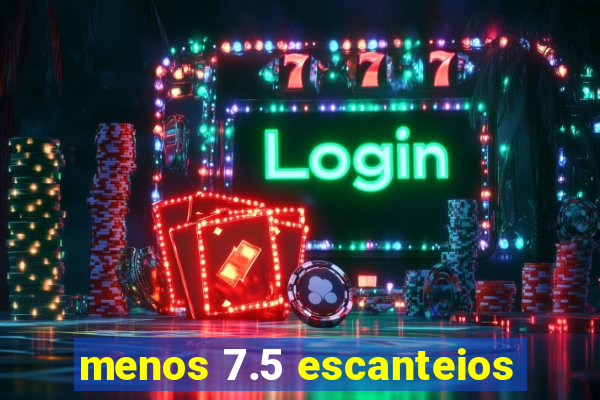 menos 7.5 escanteios