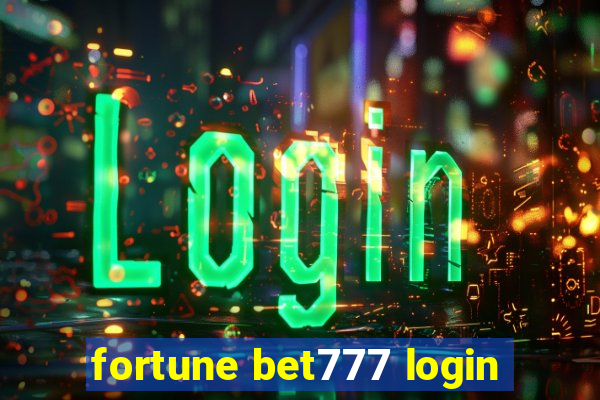 fortune bet777 login