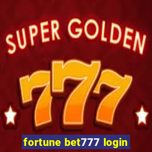 fortune bet777 login