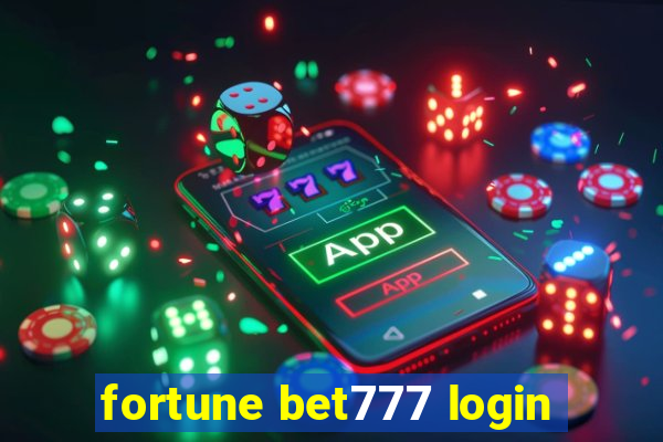 fortune bet777 login