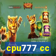 cpu777 cc