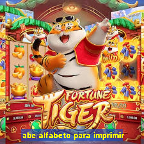 abc alfabeto para imprimir