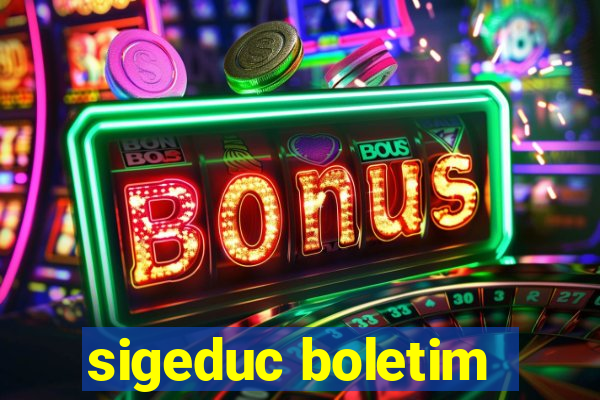 sigeduc boletim