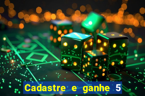 Cadastre e ganhe 5 reais para apostar