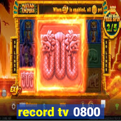 record tv 0800