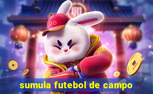 sumula futebol de campo