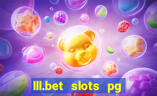 lll.bet slots pg online games