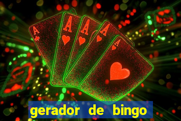 gerador de bingo de palavras