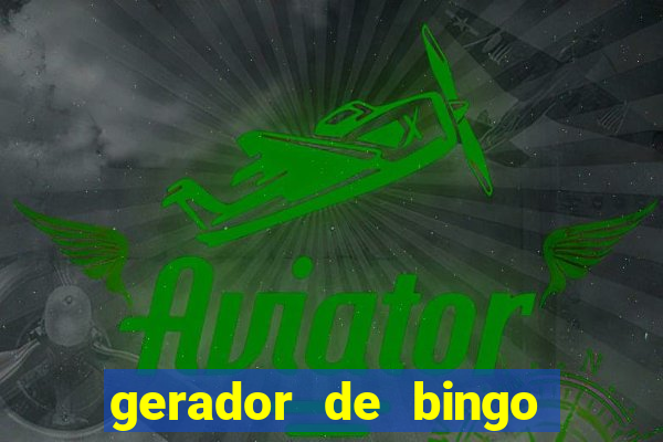 gerador de bingo de palavras