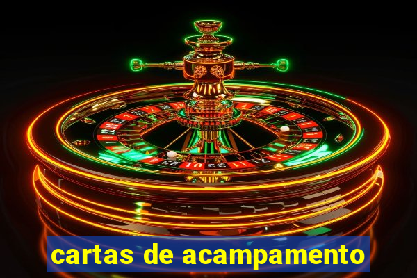 cartas de acampamento