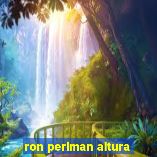 ron perlman altura