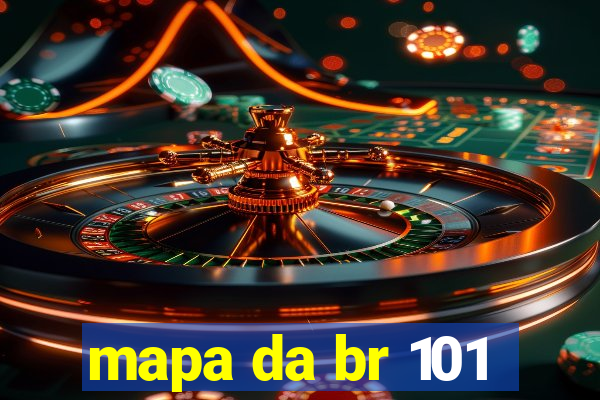 mapa da br 101