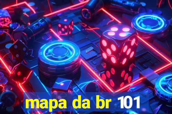 mapa da br 101