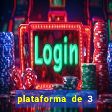 plataforma de 3 reais jogo