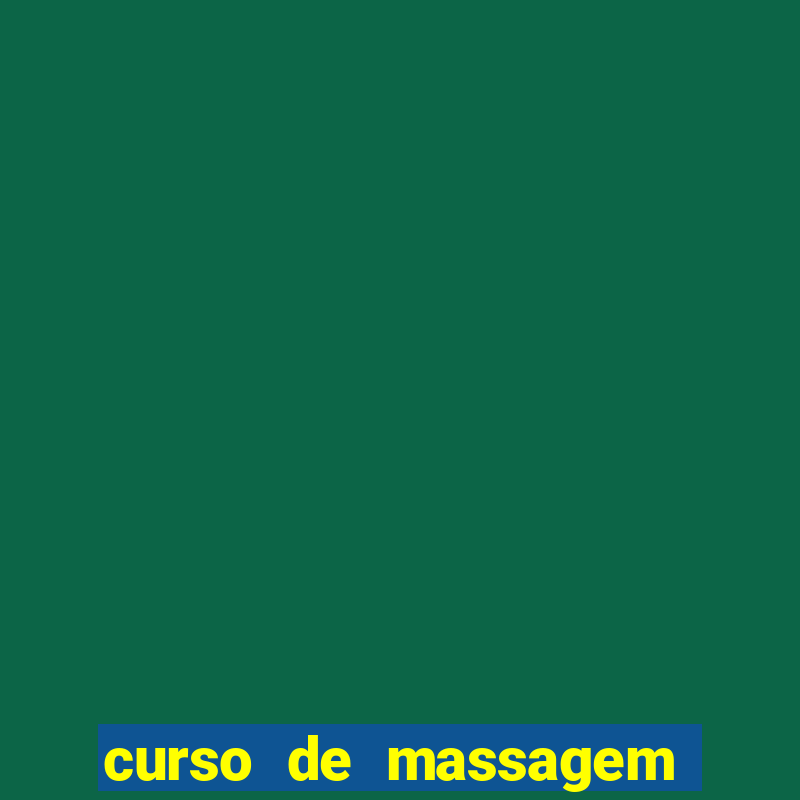 curso de massagem em santos