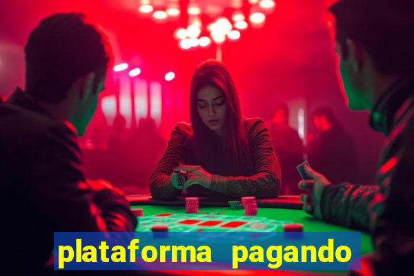 plataforma pagando bonus no cadastro