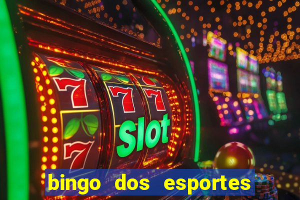 bingo dos esportes para imprimir