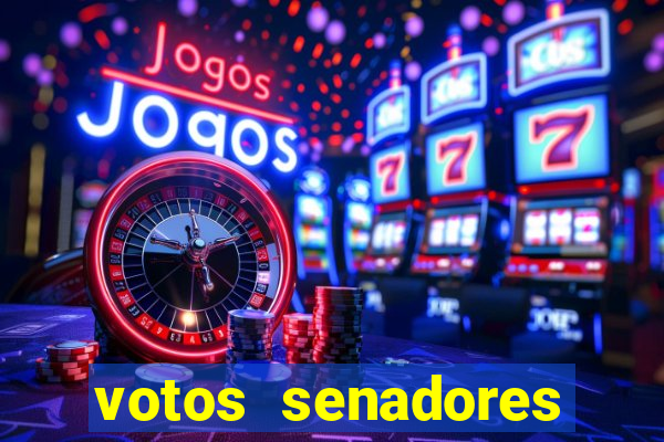 votos senadores impeachment moraes