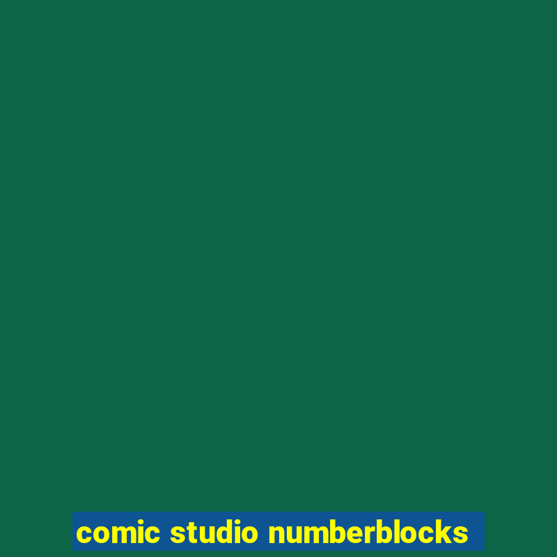 comic studio numberblocks