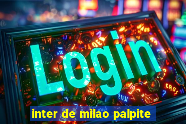 inter de milao palpite