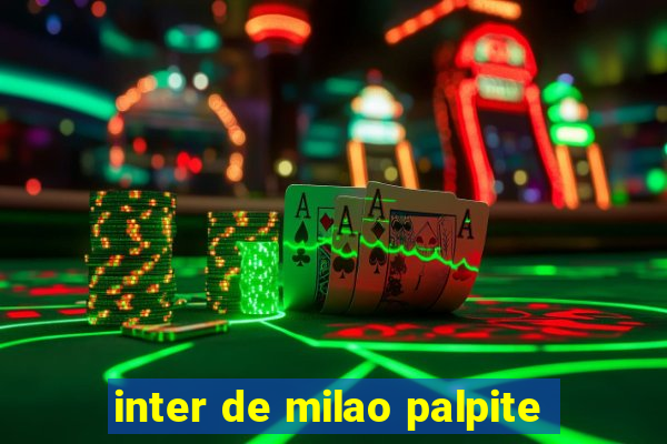 inter de milao palpite