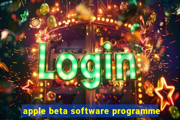 apple beta software programme