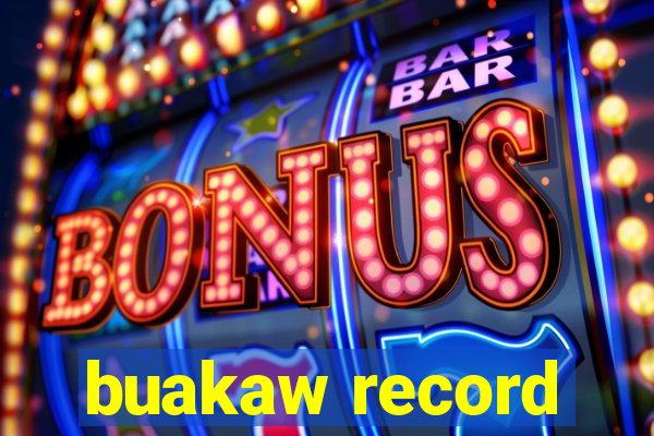 buakaw record