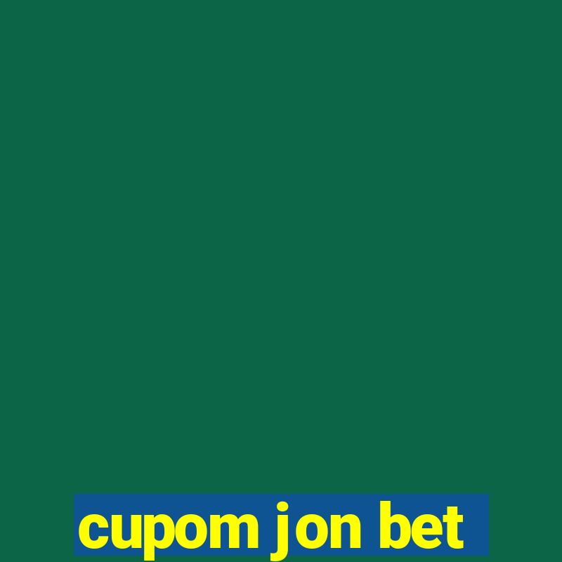 cupom jon bet