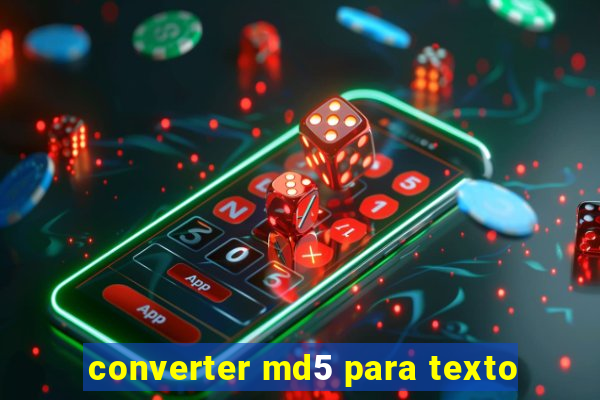 converter md5 para texto