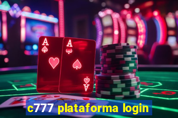 c777 plataforma login