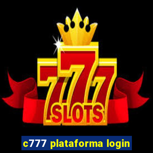 c777 plataforma login