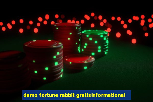 demo fortune rabbit gratisInformational