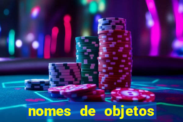 nomes de objetos de origem tupi guarani