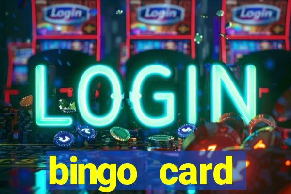 bingo card generator with pictures