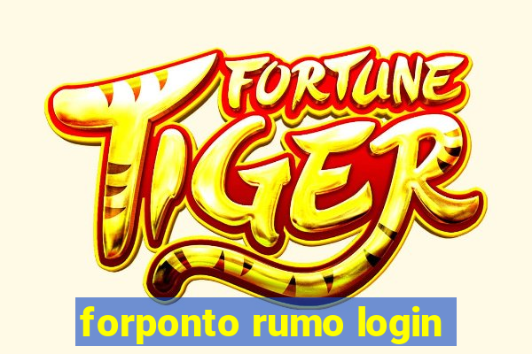 forponto rumo login