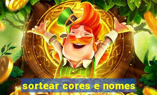 sortear cores e nomes