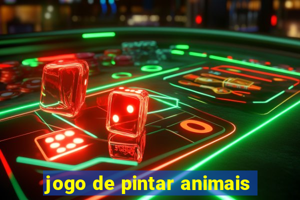 jogo de pintar animais