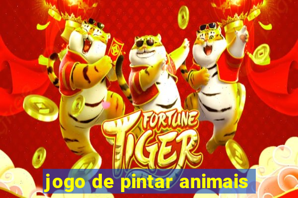 jogo de pintar animais