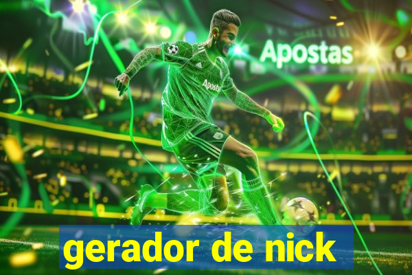 gerador de nick