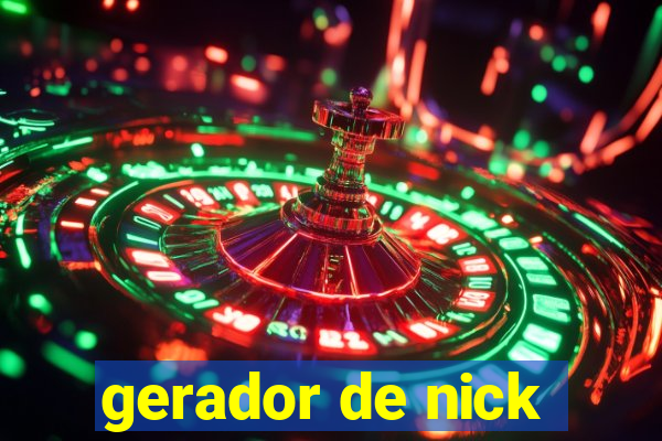 gerador de nick