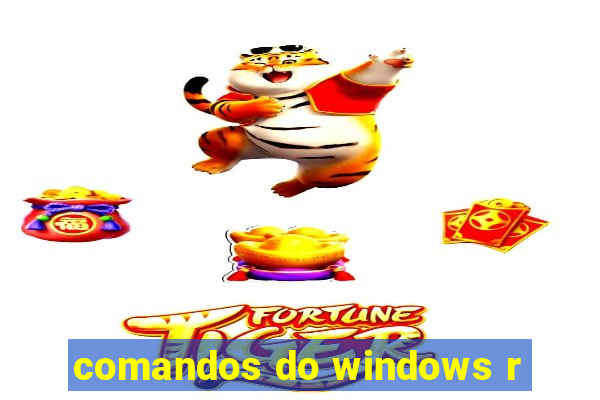 comandos do windows r