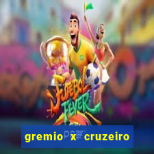 gremio x cruzeiro ao vivo hd