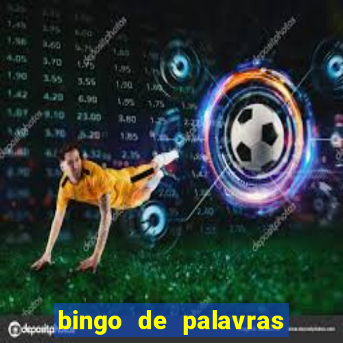 bingo de palavras 3 ano