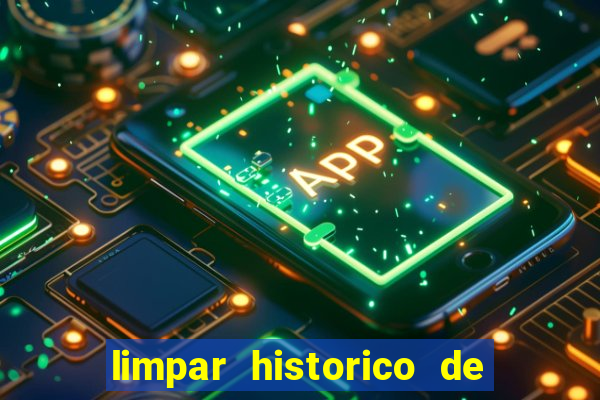 limpar historico de apostas bet365