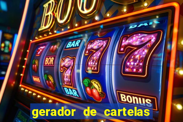 gerador de cartelas de bingo 1 a 99