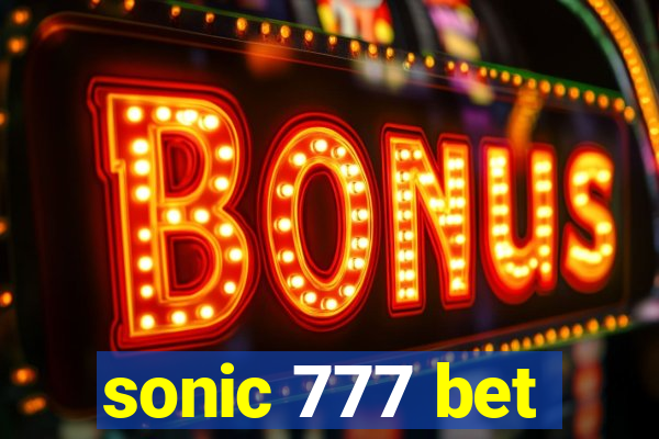 sonic 777 bet