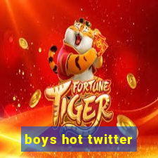 boys hot twitter