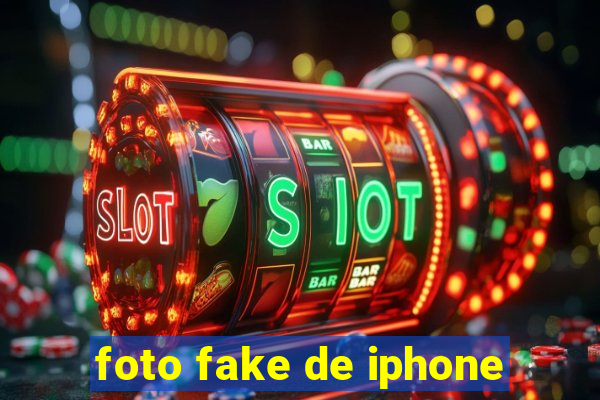 foto fake de iphone