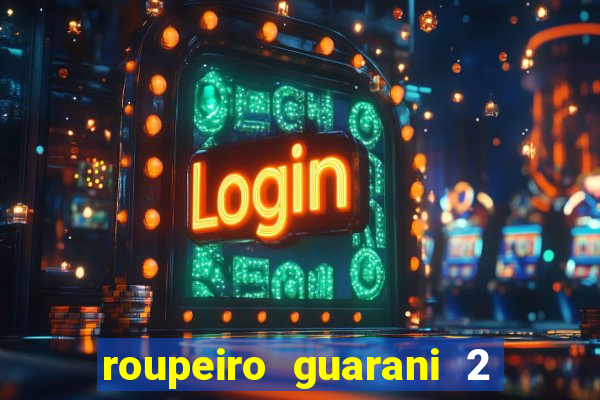 roupeiro guarani 2 portas de correr com espelho